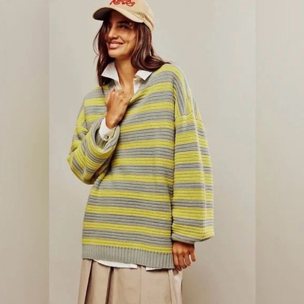 Free People Links Pullover Sweater